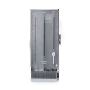 Dixie SmartStock Utensil Dispenser, Holds 120 Spoons, 10 x 8.78 x 24.75, Smoke
