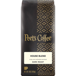 Peet's Coffee&trade Whole Bean House Blend Coffee - Dark - 16 oz - Whole Bean