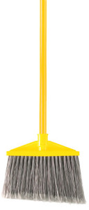 Newell Brands Rubbermaid Angle Brooms  Polypropylene Block  Flagged Polypropylene (640-FG637500GRAY)