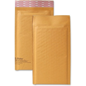 Sealed Air JiffyLite Cellular Cushioned Mailers - Bubble - #00 - 5" Width x 10" Length - Peel & Seal - Kraft
