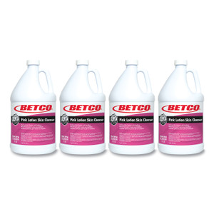 Betco Pink Lotion Skin Cleanser Refill, Clean Bouquet Scent, 1 gal, 4/Carton