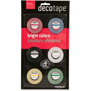 Chartpak Decorative Tape - 27 ft Length x 0.13" Width - Assorted - Creep Resistant - For Decorating