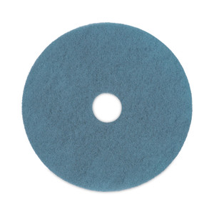 Boardwalk Burnishing Floor Pads, 20" Diameter, Aqua, 5/Carton