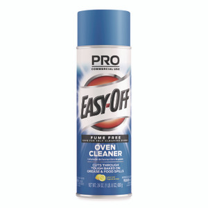 Professional EASY-OFF Fume-Free Max Oven Cleaner, Foam, Lemon, 24 oz Aerosol Spray