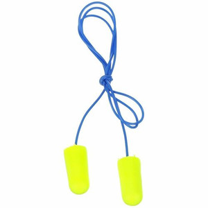 3M soft Yellow Neons Corded Earplugs - Noise Protection - Yellow - Comfortable, Disposable, Corded, Noise Reduction - 2/Pair