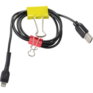 Officemate Binder Clips, Mini/Small/Medium, 30/Tub, Assorted (OIC31026) View Product Image