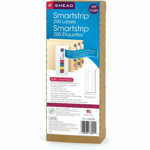 Smead Smartstrip Labels Refill Pack - 7 1/2" Width x 1 1/2" Length - Laser