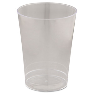 WNA Comet Plastic Tumblers, 10 oz, Clear, 25/Pack, 20 Packs/Carton