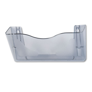deflecto Euro-Style DocuPocket Landscape Wall File, Larger Files/Tabloid Size, 15" x 4" x 6.63", Smoke