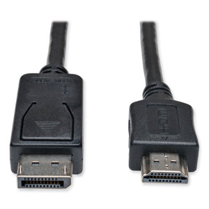 Tripp Lite by Eaton DisplayPort to HDMI Adapter Cable, 3 ft, Black