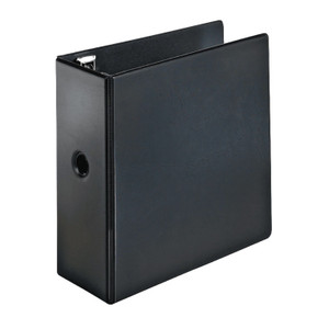 Cardinal Premier Easy Open Locking Slant-D Ring Binders, 3 Rings, 5" Capacity, 11 x 8.5, Black