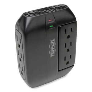 Tripp Lite Protect It! Surge Protector, 6 AC Outlets, 1,500 J, Black (TRPSWIVEL6) View Product Image