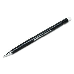 AbilityOne 7520001615664 SKILCRAFT American Classic Mechanical Pencil, 0.9 mm, F (#2.5), Black Lead, Black Barrel, Dozen View Product Image