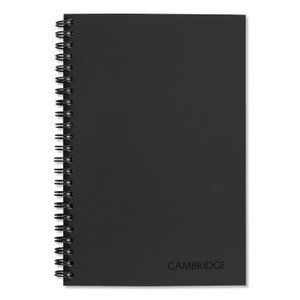 Cambridge Wirebound Guided QuickNotes Notebook, 1-Subject, List-Management Format, Dark Gray Cover, (80) 8 x 5 Sheets View Product Image