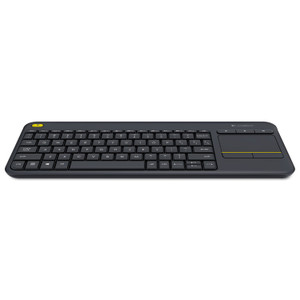 Logitech Wireless Touch Keyboard K400 Plus, Black
