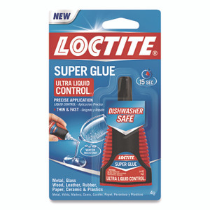 Loctite Ultra Liquid Control Super Glue, 0.14 oz, Dries Clear
