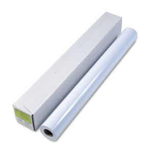HP DesignJet Inkjet Large Format Paper, 7 mil, 36" x 100 ft, High-Gloss White