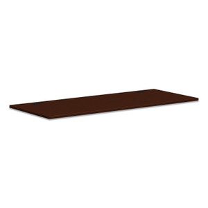 HON Mod Worksurface, Rectangular, 72w x 30d, Traditional Mahogany (HONPLRW7230LT1) View Product Image