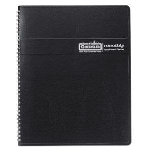 House of Doolittle 14-Month Recycled Ruled Monthly Planner, 8.75 x 6.78, Black Cover, 14-Month (Dec to Jan): 2023 to 2025 HOD262602 View Product Image