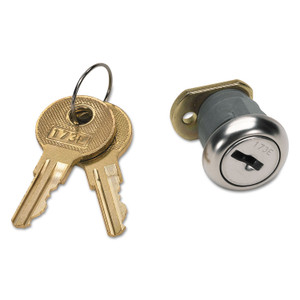 HON Vertical File Lock Kit for HON Locking Vertical File Cabinets and Pedestals, Chrome
