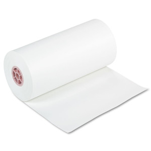 Pacon Kraft Paper Roll, 40 lb Wrapping Weight, 18" x 1,000 ft, White (PAC5618) View Product Image