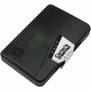 Carter's Felt Uninked Stamp Pad, 2.75" x 4.27" (21021) - 2.8" Width x 4.3" Length - Felt Pad - Black