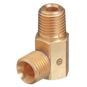 Western Enterprises Brass Hose Adaptors, Male/Male, B-Size, Lh 312-254 (312-254)