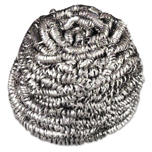 Scotch-Brite Stainless Steel Scrubber, Silver, 12/Carton (MMM19084) View Product Image