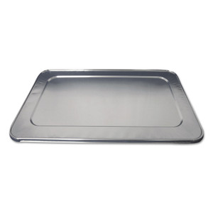Durable Packaging Aluminum Steam Table Lids, Fits Heavy Duty Full-Size Pan, 12.88 x 20.81 x 0.63, 50/Carton (DPK890050) View Product Image