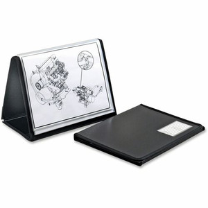 Cardinal Easel Showfile Presentation Book - Letter - 8 1/2" x 11" Sheet Size - 40 Sheet Capacity - Pocket(s): 20, Front, Internal - Poly
