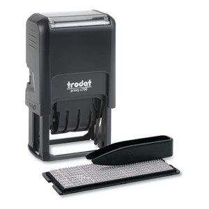 Trodat Printy Do It Yourself Self-Inking Message Dater,1.63 x 1, Blue/Red (USS5916) View Product Image