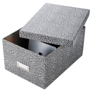 Oxford Reinforced Board Card File, Lift-Off Cover, Holds 1,200 5 x 8 Cards, 8.13 x 11 x 5.75, Black/White Oxford Reinforced Board Card File, Lift-Off Cover, Holds 1,200 5 x 8 Cards, 8.13 x 11 x 5.75, Black/White