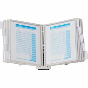 DURABLE Sherpa Desk Reference System - Desktop - 10 Panels - Support Letter 8.50" x 11" Media - Expandable