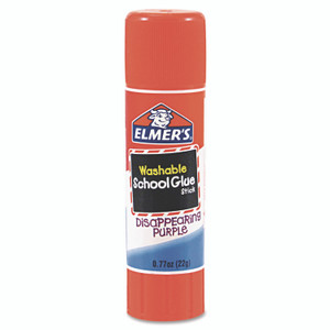 Elmer's School Glue Stick, 0.77 oz, Dries Clear