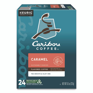 Caribou Coffee Caramel Hideaway K-Cups, Mild Roast, 24/Box