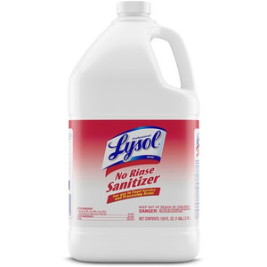 Professional Lysol No Rinse Sanitizer - Concentrate - 128 fl oz (4 quart) - Disinfectant, Anti-bacterial