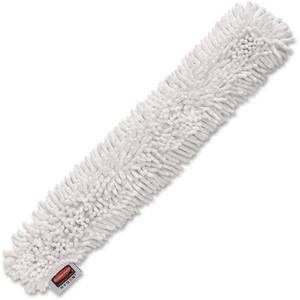 Rubbermaid Commercial Hygen Flexi Wand Dusting Sleeve - 22" Length - MicroFiber - (RCPQ853WHI)
