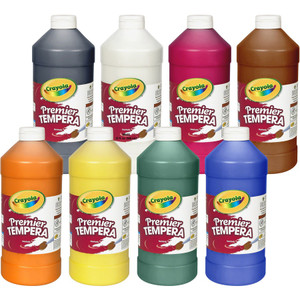Crayola Tempera Paint, Premier, 32oz, Yellow (CYO541232034) View Product Image
