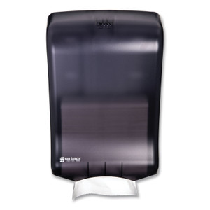 San Jamar Ultrafold Multifold/C-Fold Towel Dispenser, Classic, 11.75 x 6.25 x 18, Black Pearl (SJMT1700TBK) View Product Image