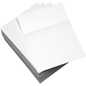 Lettermark Punched & Perforated Papers with Perforations 3-1/2" from the Bottom - White - 92 Brightness - Letter - 8 1/2" x 11" - 20 lb Basis Weight