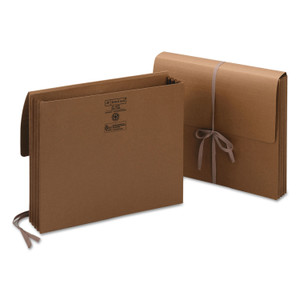 Smead Redrope Expanding Wallets, 3.5" Expansion, 1 Section, Cloth Tie Closure, Letter Size, Redrope, 10/Box Smead Redrope Expanding Wallets, 3.5" Expansion, 1 Section, Cloth Tie Closure, Letter Size, Redrope, 10/Box