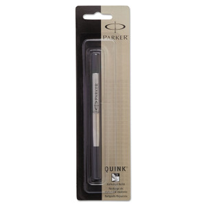 Parker Refill for Parker Roller Ball Pens, Fine Conical Tip, Black Ink