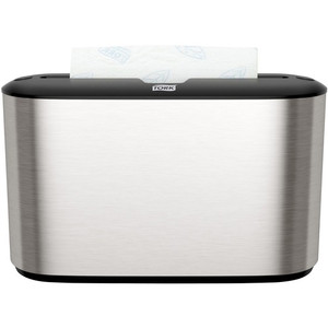 TORK Xpress Countertop Multifold Hand Towel Dispenser - Multifold Dispenser - 7.9" Height x 12.7" Width x 4.6" Depth - Plastic, Metal - Stainless - Compact, Lockable