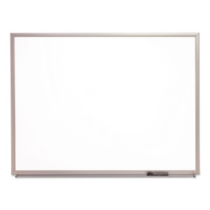 AbilityOne 7110016511295 SKILCRAFT Quartet Magnetic Dry Erase Board, 72 x 48, White Surface, Silver Brushed Aluminum Frame (NSN6511295) View Product Image