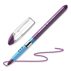 Schneider Slider Basic Ballpoint Pen, Stick, Extra-Bold 1.4 mm, Violet Ink, Violet Barrel, 10/Box (RED151208) View Product Image