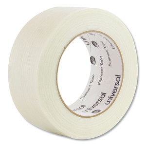 Universal 350# Premium Filament Tape, 3" Core, 48 mm x 54.8 m, Clear (UNV31648) View Product Image