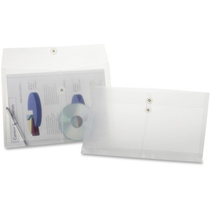 Pendaflex Legal Presentation Folder - 8 1/2" x 14" - 200 Sheets Capacity - 1" Expansion - Clear - Flap and Cord Closure, Translucent, Wear Resistant, Tear Resistant, Moisture Resistant, String/Button, Durable