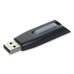 Verbatim Store 'n' Go V3 USB 3.0 Drive, 8 GB, Black/Gray (VER49171) View Product Image