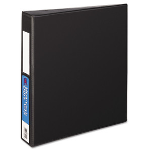 Avery Heavy-Duty Non-View Binder with DuraHinge and One Touch EZD Rings, 3 Rings, 1.5" Capacity, 11 x 8.5, Black (AVE79991) View Product Image