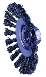 4" Knot Wire Bevel Brush.014 5/8" Arbor Hole (804-13406)